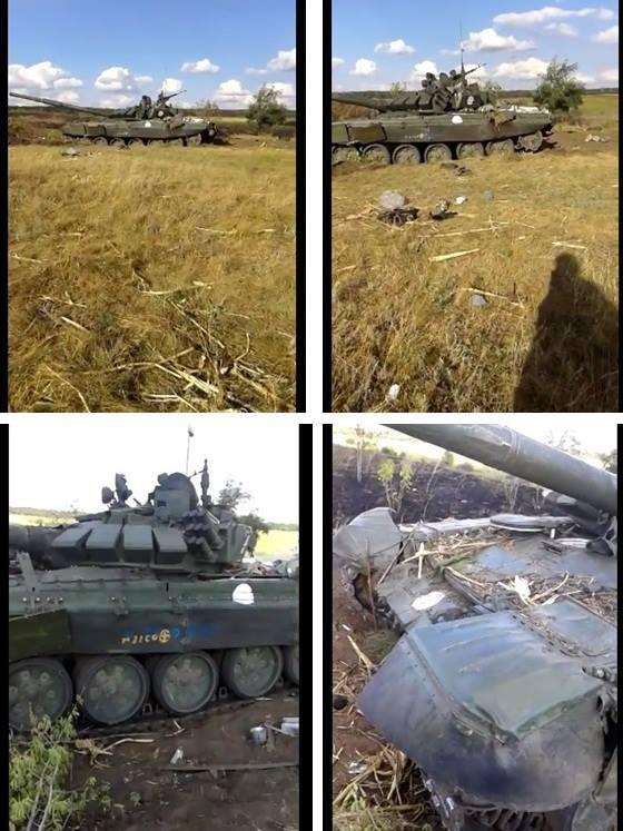 Nouvelle preuve de la participation de chars d'envahisseurs russes aux combats dans le Donbass. Rapport PHOTO + VIDEO Новое доказательство участия танков российских оккупантов в боевых действиях на Донбассе. ФОТОрепортаж+ВИДЕО