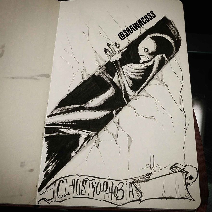 Claustrophobia - Des images terribles et effrayantes sur les phobies humaines les plus courantes et leur description Клаустрофобия - Изображения фобий человека