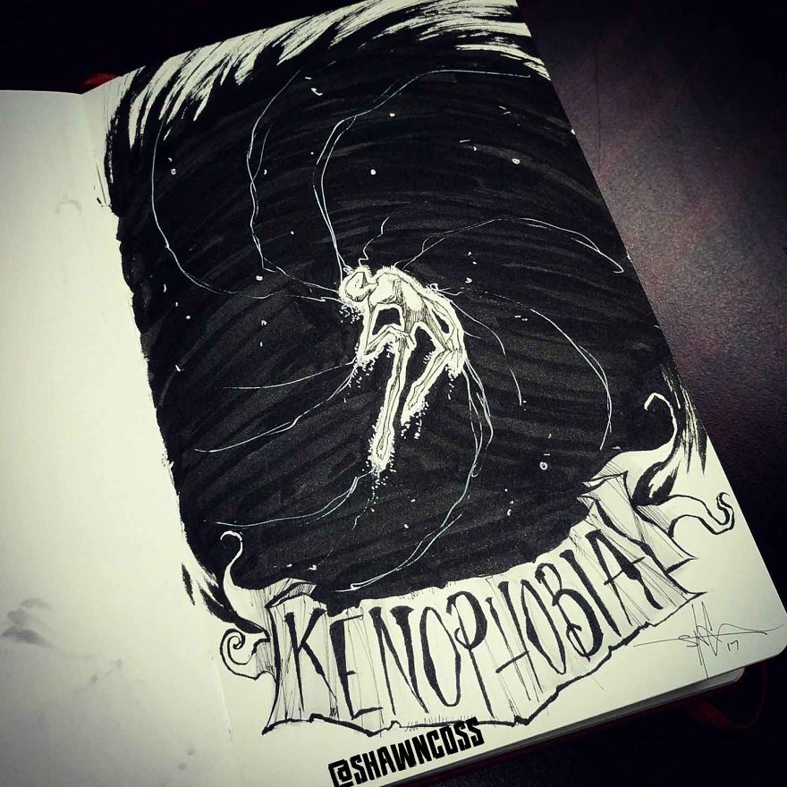 Kenophobia - Images effrayantes et effrayantes sur les phobies humaines les plus courantes et leur description Кенофобия - Изображения фобий человека