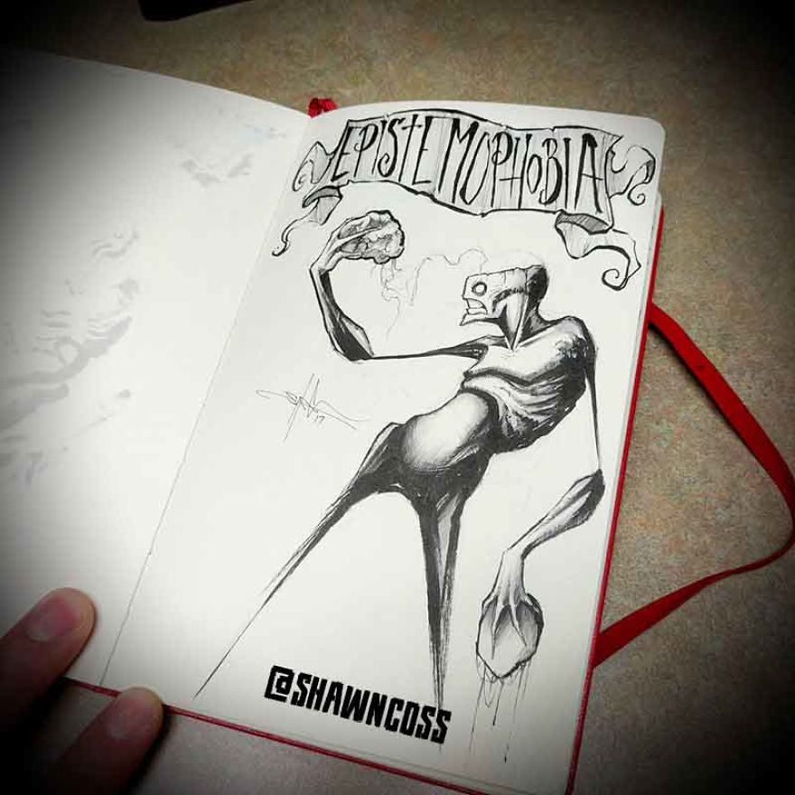 Epistemophobia - Images effrayantes et effrayantes sur les phobies humaines les plus courantes et leur description Эпистемофобия - Изображения фобий человека