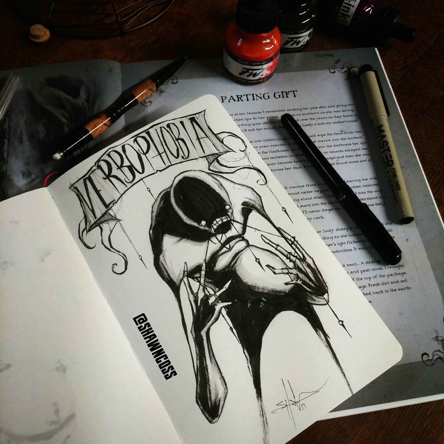 Verbophobia - Des images terribles et effrayantes sur les phobies humaines les plus courantes et leur description Вербофобия - Изображения фобий человека