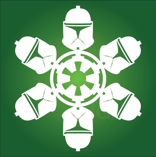 Clone Trooper - Star Wars Snowflake