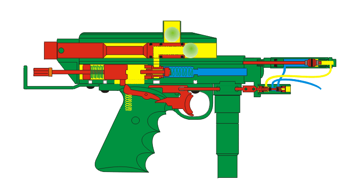 Comment faire pour tirer Autococker marqueur de paintball