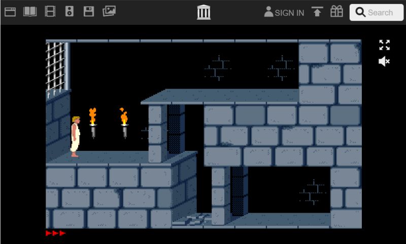 Prince of Persia sur MSDos (DOSBox) émulateur (souvenez-vous de l'enfance) Оригинальный Prince of Persia