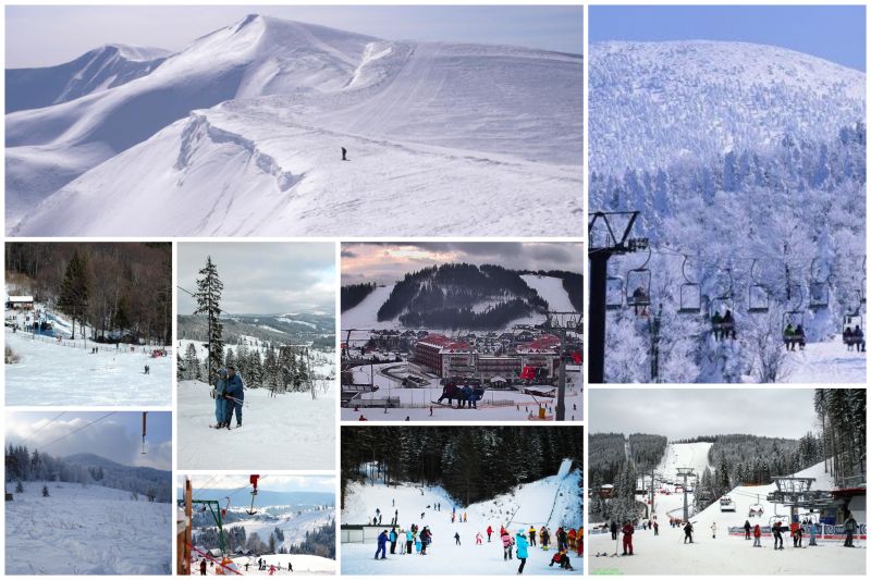 Stations d'hiver des Carpates Зимние курорты Украины