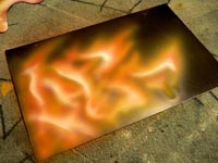 Aérographe, FIRE propres mains