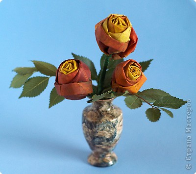 un bouquet de roses d'érable
