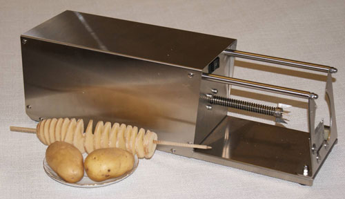 Dispositif pour couper la pomme de terre en forme