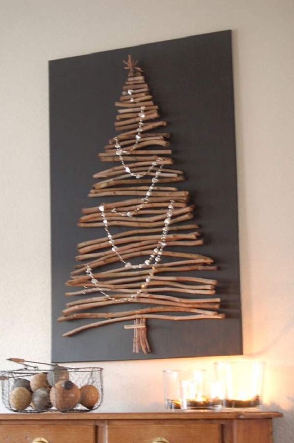 Arbres de Noël inhabituels qui ne prennent pas de place dans la maison. Les vacances du Nouvel An à être! Не занимающая место Елка