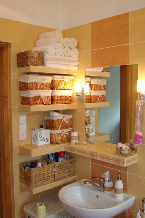 Stockage dans la salle de bain: des idées sympas pour tout espace Хранение в ванной: крутые идеи для любого пространства