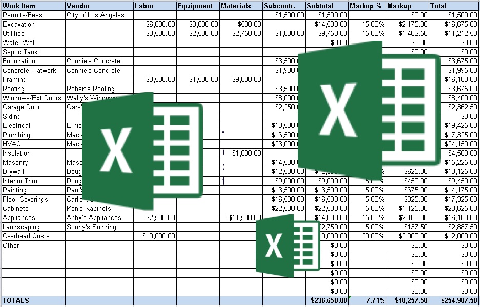 Горячие клавиши для Excel