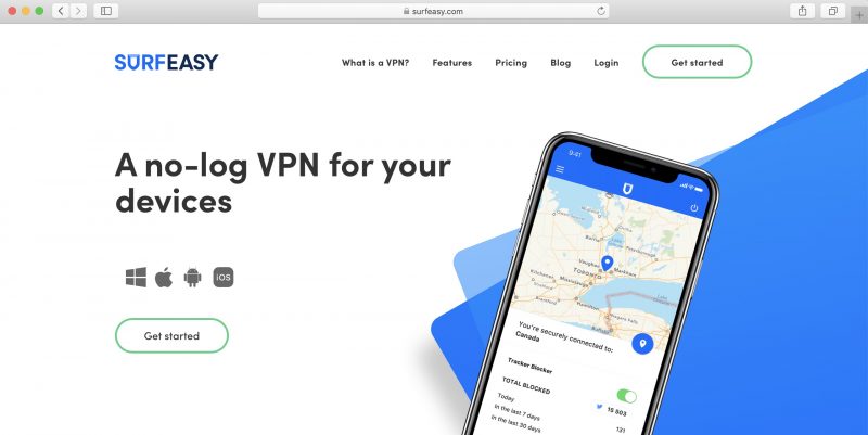 SurfEasy - Meilleurs services VPN gratuits pour ordinateurs et smartphones SurfEasy - Бесплатные VPN-сервисы