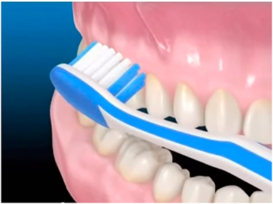 Règles pour le soin des dents Ошибки при чистке зубов