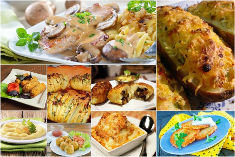 10 meilleurs plats de la pomme de terre Лучшие блюда из картошки
