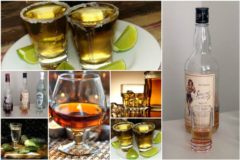 Évaluation de l'alcool fort par le degré de nocivité Рейтинг вредоносности алкоголя