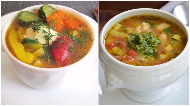 Soupe de légumes - Pour l'estomac n'était pas paresseux! Les meilleures soupes pour notre système digestif Овощной суп - Полезные супы