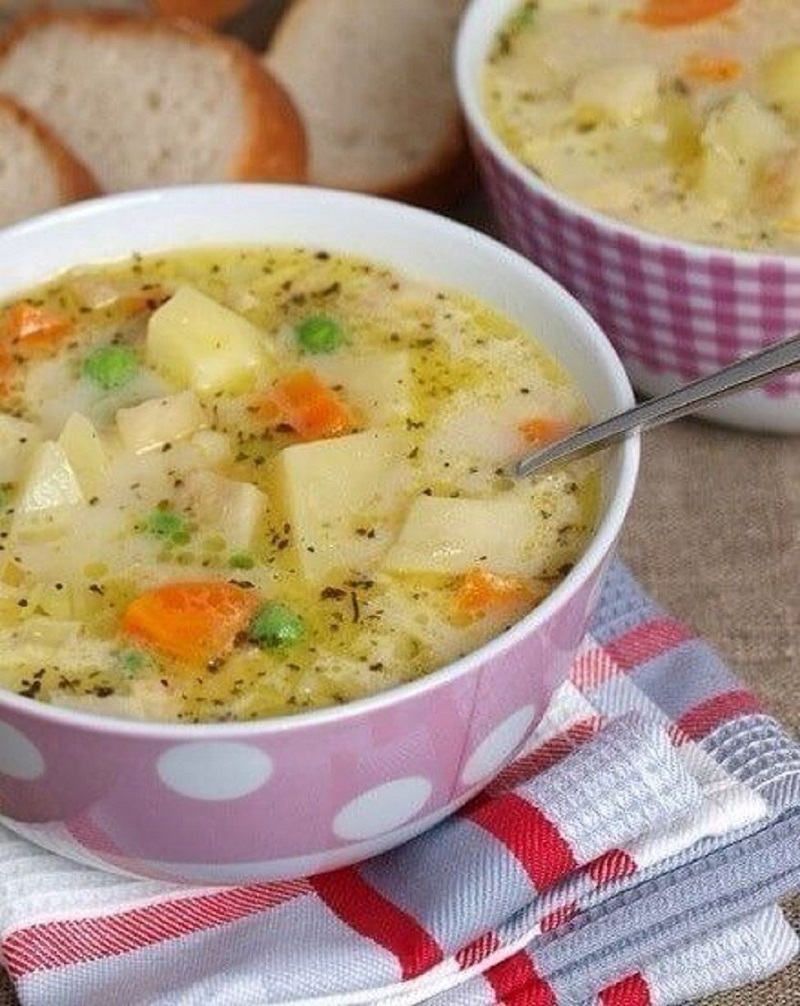 Soupe de lait aux légumes - Pour que l'estomac ne soit pas paresseux! Les meilleures soupes pour notre système digestif Молочный суп с овощами - Полезные супы