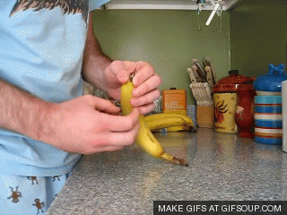 Банан - Как правильно резать?