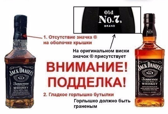 Jack Daniels Whiskey - Comment distinguer le vrai alcool du faux Jack Daniels Whiskey - Настоящий алкоголь или подделка