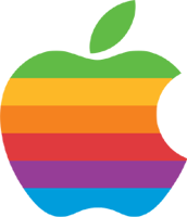 Colorful logo Apple