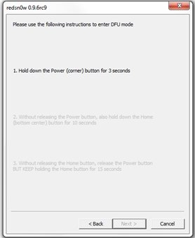 Jailbreak Unbound - Redsn0w pour iOS 4.3.1