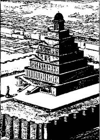 Un de la reconstruction de la tour de Babel