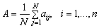 Formule valeurs serednogo de arithméticité koefіtsієntіv vagomostі