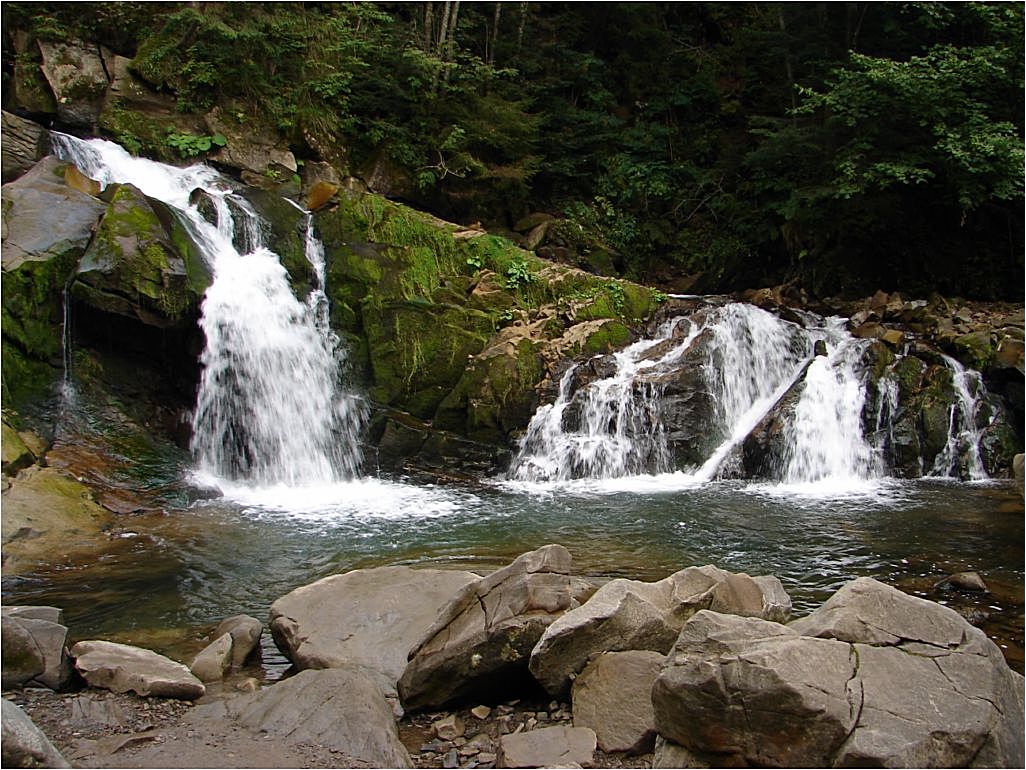 Gurkalo - Toutes les cascades d'Ukraine: plus de 40 belles cascades d'Ukraine (photo) Водопад Гуркало - ТОП водопадов Украины