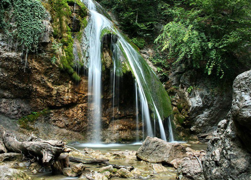 Jude-Jur Falls - Toutes les cascades d'Ukraine: plus de 40 belles cascades d'Ukraine (photo) Водопад Джуд-Джур - ТОП водопадов Украины