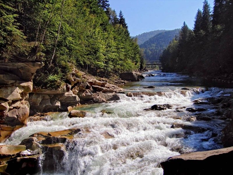 Cascade Break, Yaremtche - Toutes les cascades d'Ukraine: plus de 40 belles cascades d'Ukraine (photo) Водопад Пробой, Яремче - ТОП водопадов Украины