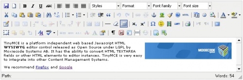 TinyMCE - Les meilleurs éditeurs HTML WYSIWYG TinyMCE - WYSIWYG HTML редакторы