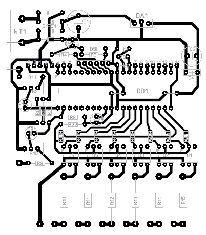 version de la carte de circuit imprimé avec deux transformateurs TPG