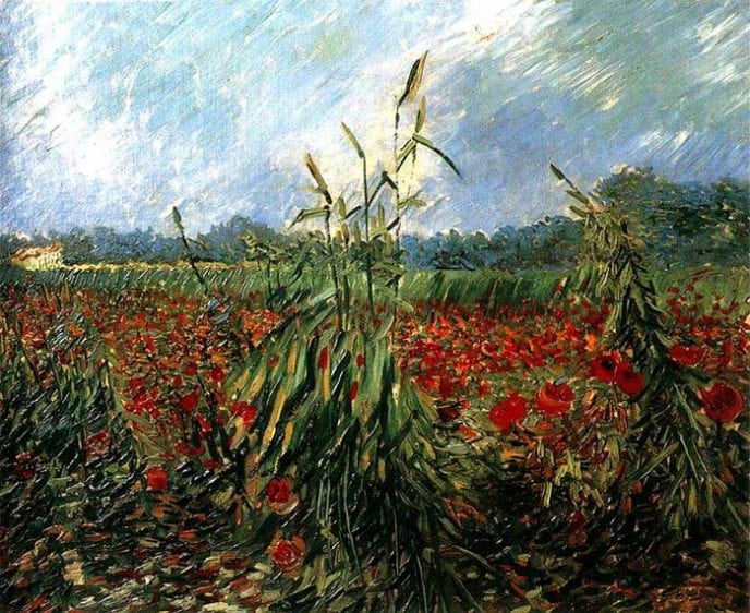 Les coquelicots de 1887 - Chefs-d'œuvre de Van Gogh que tout le monde devrait savoir Маки 1887 г. - Картины Ван Гога, которые должен знать каждый