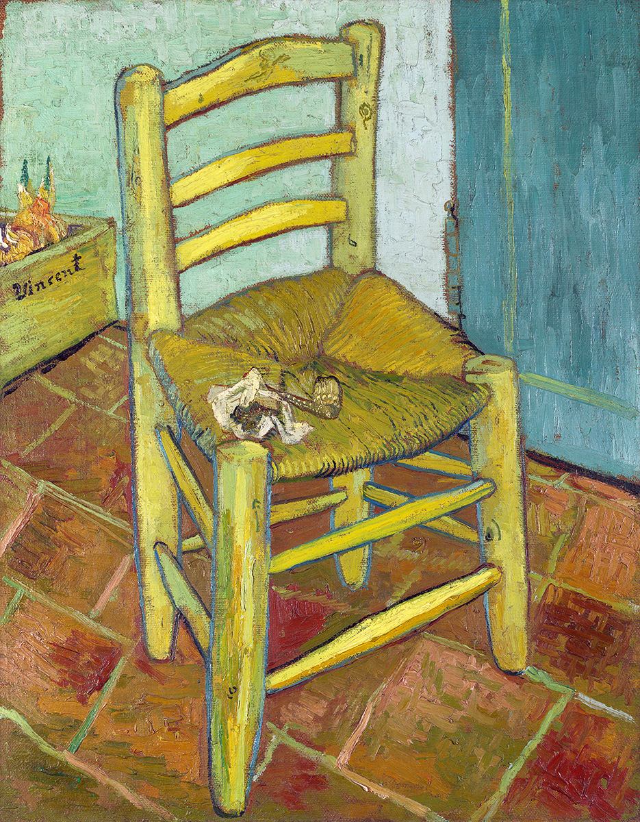 Chaise de Van Gogh, 1888 - Chefs-d'œuvre de Van Gogh, que tout le monde devrait connaître Стул Ван Гога, 1888 г. - Картины Ван Гога, которые должен знать каждый