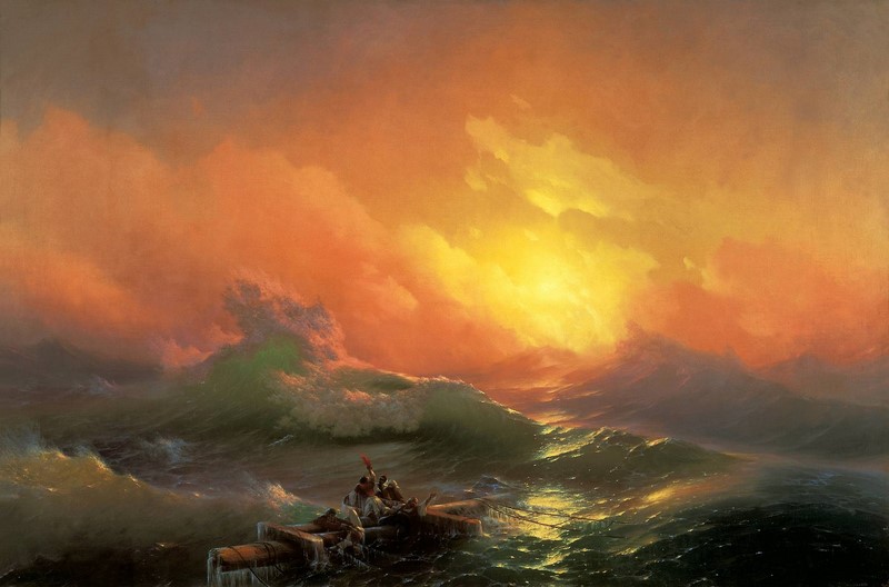 Ivan Aivazovsky, La neuvième vague Иван Айвазовский, «Девятый вал»
