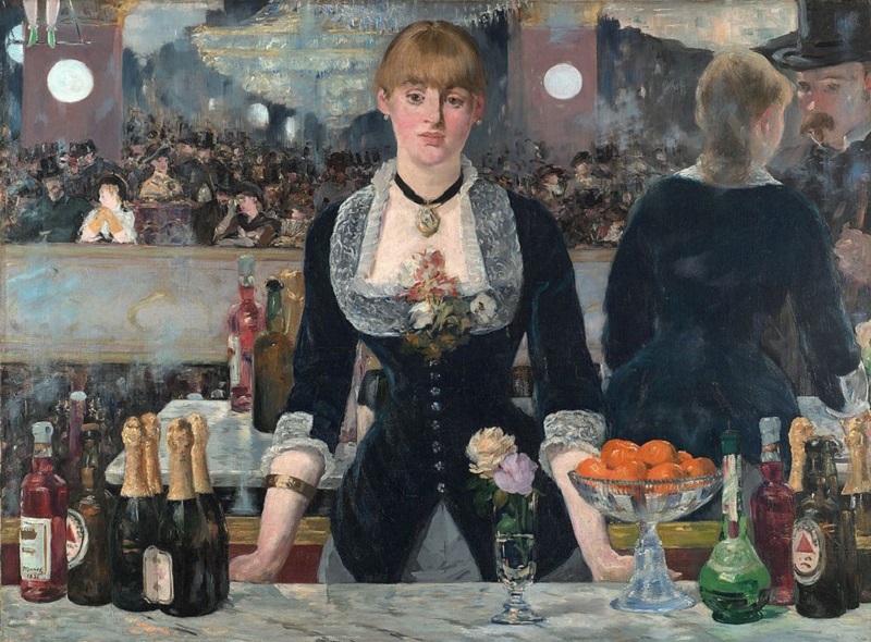Eduard Manet, «Le bar du Foley Berger» Эдуард Мане, «Бар в “Фоли-Бержер”»