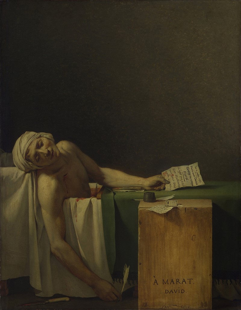 Jacques-Louis David, La mort de Marat Жак-Луи Давид, «Смерть Марата»