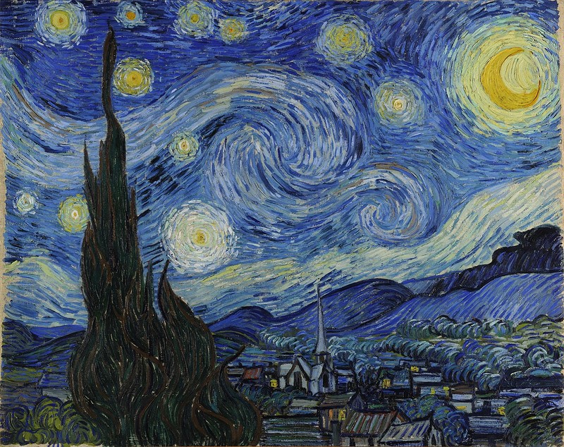 Vincent Van Gogh, Nuit étoilée Винсент Ван Гог, «Звездная ночь»
