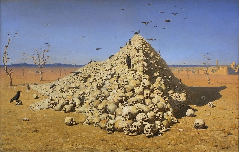 Vasily Vereshchagin, “L'apothéose de la guerre” Василий Верещагин, «Апофеоз войны»