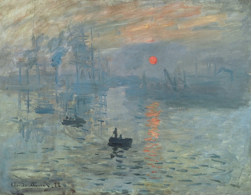 Claude Monet, «Impression. Le soleil levant Клод Моне, «Впечатление. Восходящее солнце»
