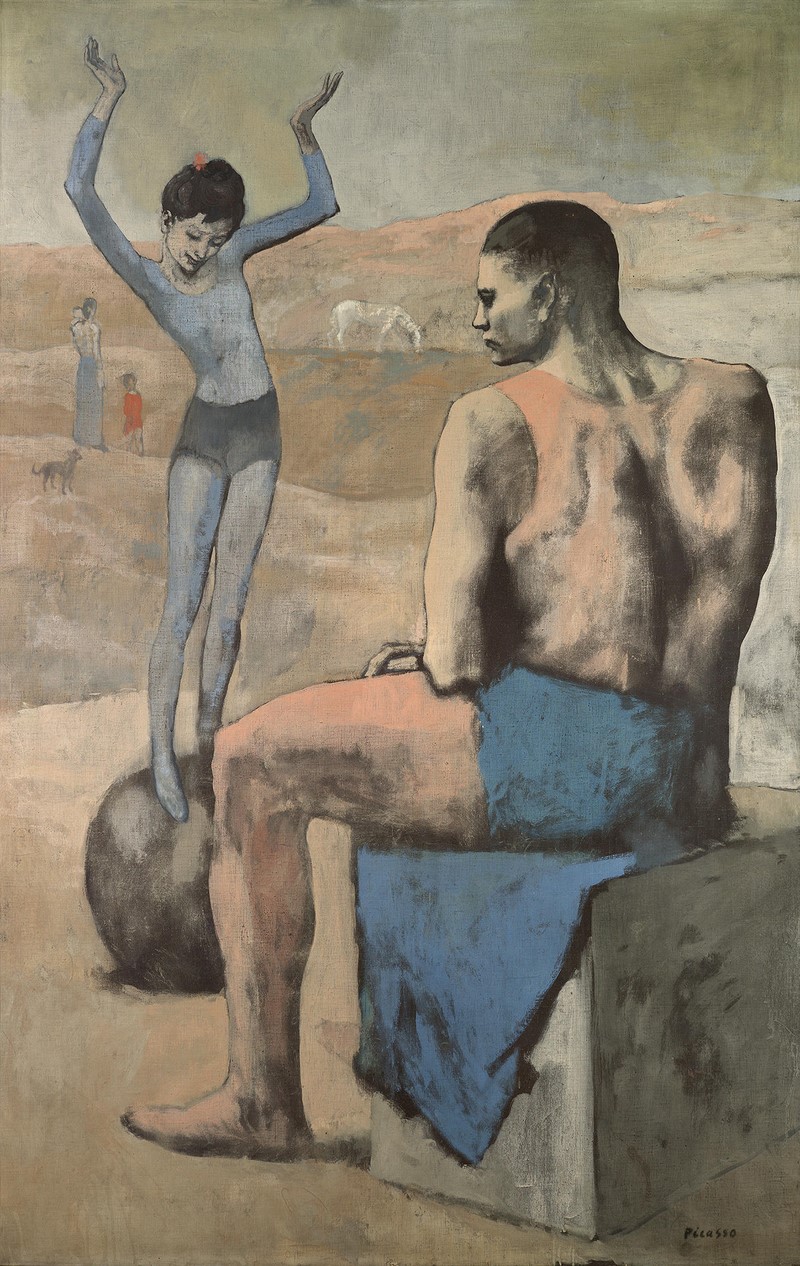 Pablo Picasso, “Fille sur le ballon” Пабло Пикассо, «Девочка на шаре»