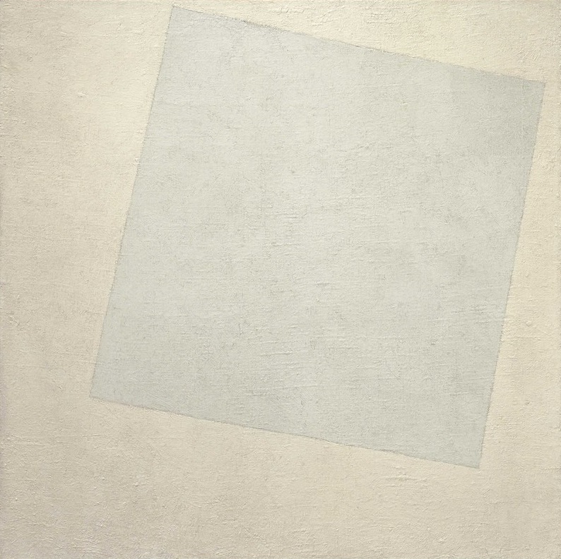 Kazimir Malevich, «Blanc sur blanc» Казимир Малевич, «Белое на белом»