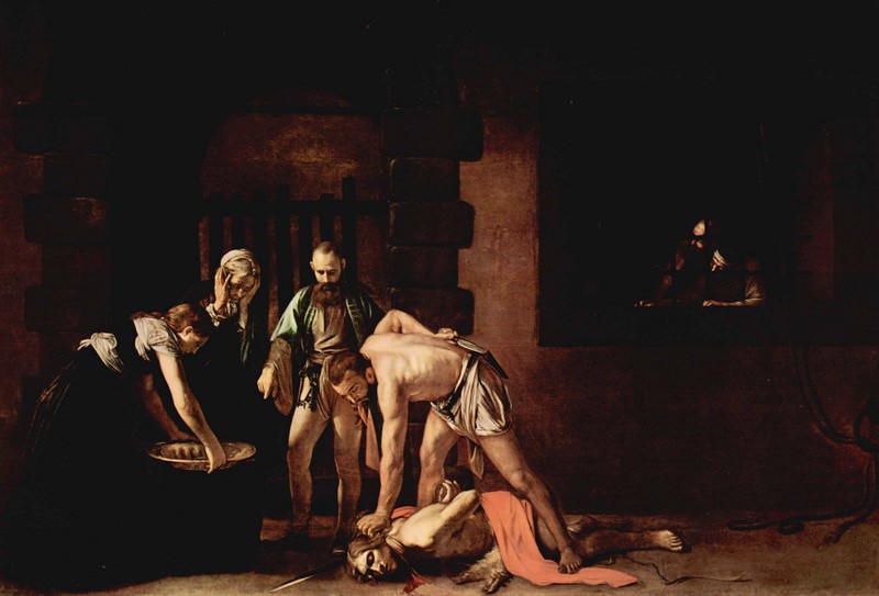 Caravaggio, "La décapitation de Jean-Baptiste" Караваджо, «Обезглавливание Иоанна Крестителя»