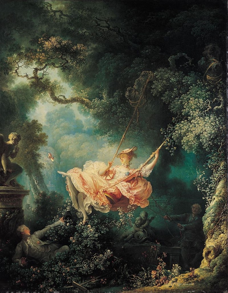 Jean-Honoré Fragonard, "Swing" Жан-Оноре Фрагонар, «Качели»