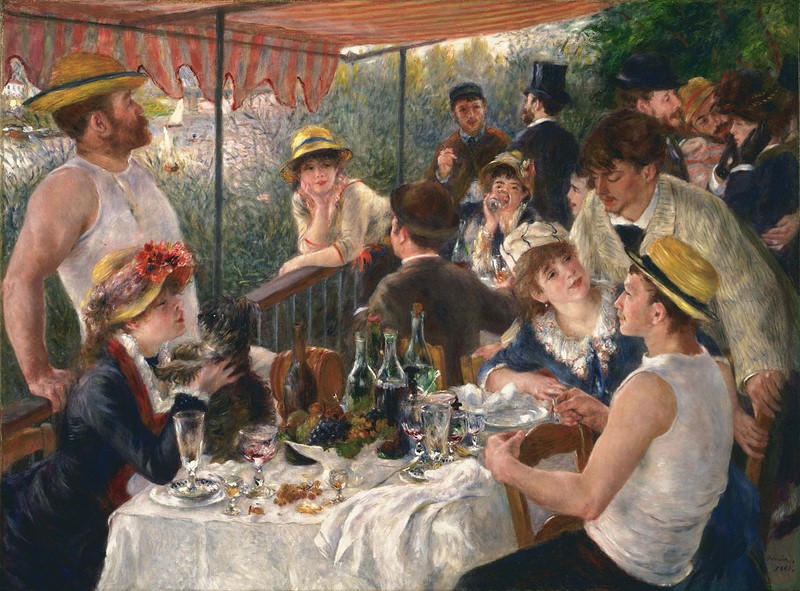 Pierre Auguste Renoir, petit déjeuner des rameurs Пьер Огюст Ренуар, «Завтрак гребцов»