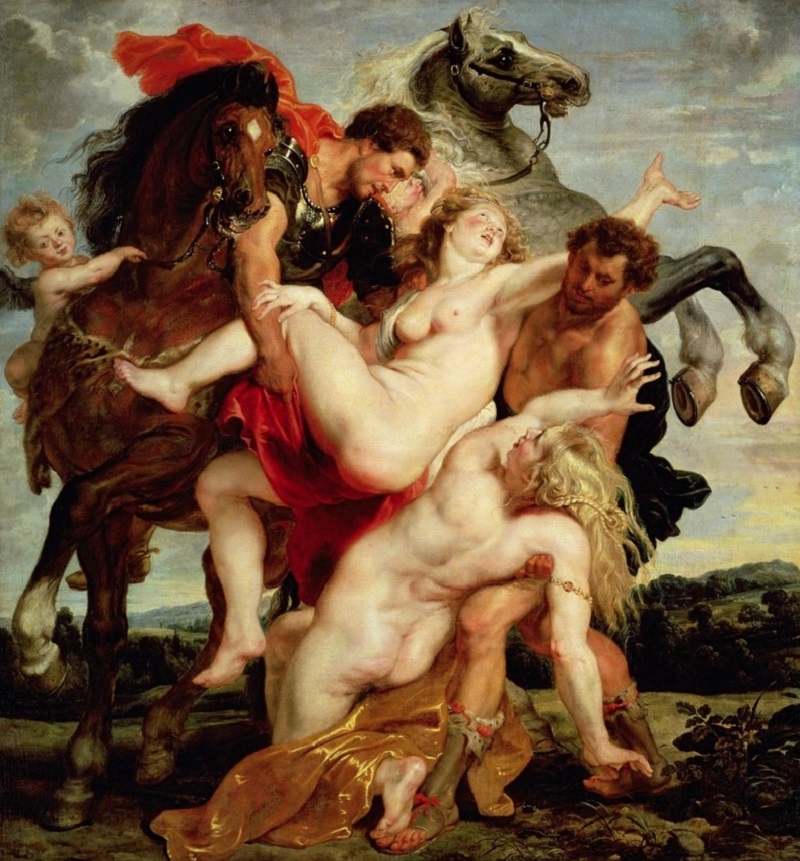 Peter Paul Rubens, "L'enlèvement des filles de Leucippe" Питер Пауль Рубенс, «Похищение дочерей Левкиппа»