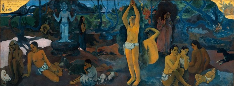 Paul Gauguin «D'où venons-nous? Qui sommes nous Où allons-nous? Поль Гоген «Откуда мы пришли? Кто мы? Куда мы идём?»