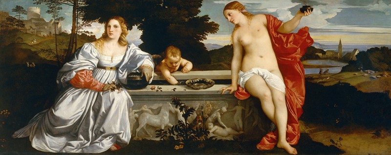 Titian, “Amour terrestre et amour céleste” Тициан, «Любовь земная и Любовь небесная»