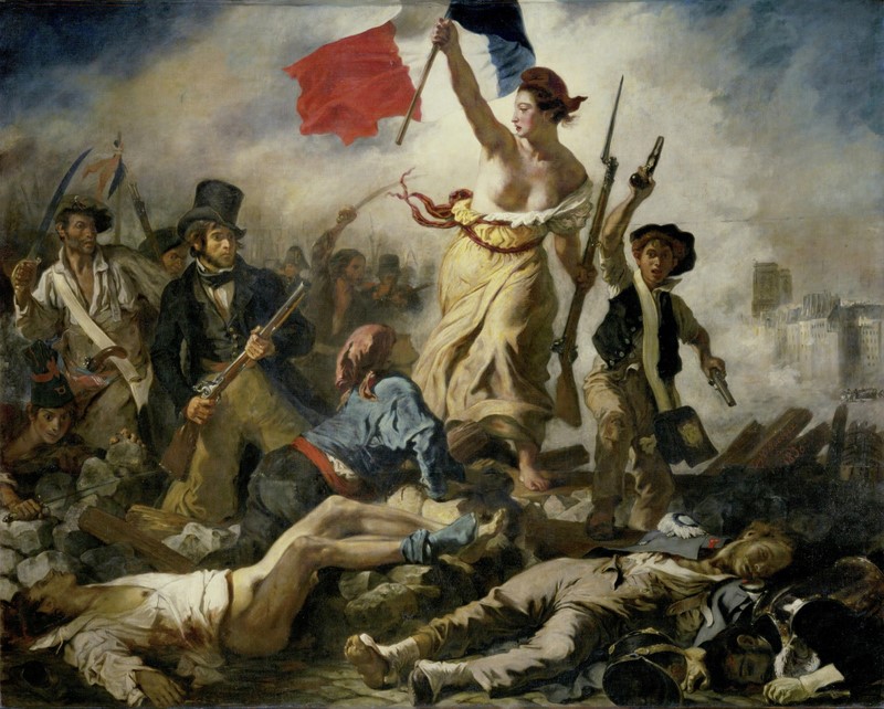 Eugene Delacroix, «La liberté guidant le peuple» Эжен Делакруа, «Свобода, ведущая народ»
