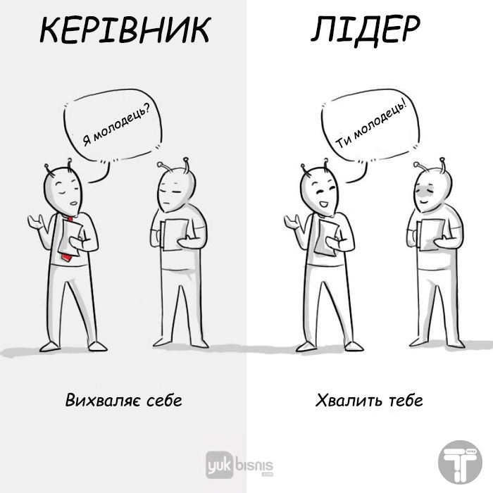 La différence entre un patron et un vrai leader 8 картинок о том, в чем разница между боссом и настоящим лидером